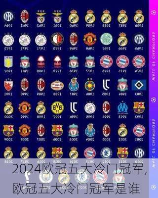 欧冠五大冷门冠军,欧冠五大冷门冠军是谁