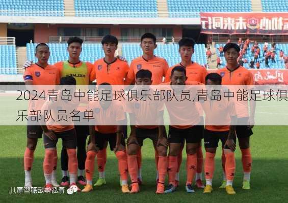 青岛中能足球俱乐部队员,青岛中能足球俱乐部队员名单
