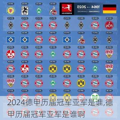 德甲历届冠军亚军是谁,德甲历届冠军亚军是谁啊