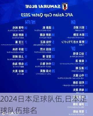 日本足球队伍,日本足球队伍排名
