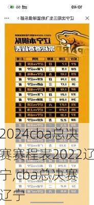 cba总决赛赛程表2022辽宁,cba总决赛 辽宁