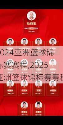 亚洲篮球锦标赛赛程,2025亚洲篮球锦标赛赛程
