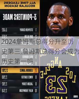 詹姆斯总得分升至历史第三,詹姆斯总得分会成为历史第一吗