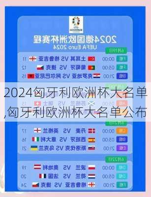 匈牙利欧洲杯大名单,匈牙利欧洲杯大名单公布