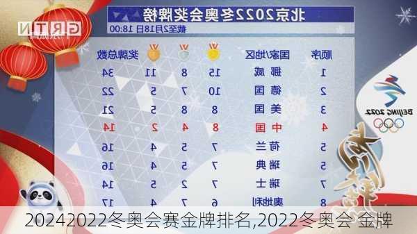2022冬奥会赛金牌排名,2022冬奥会 金牌