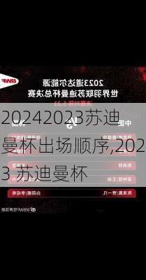 2023苏迪曼杯出场顺序,2023 苏迪曼杯