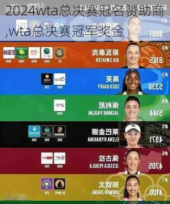 wta总决赛冠名赞助商,wta总决赛冠军奖金