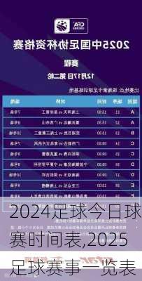 足球今日球赛时间表,2025足球赛事一览表