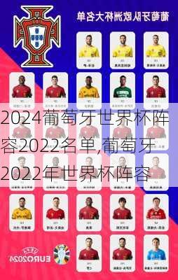 葡萄牙世界杯阵容2022名单,葡萄牙2022年世界杯阵容