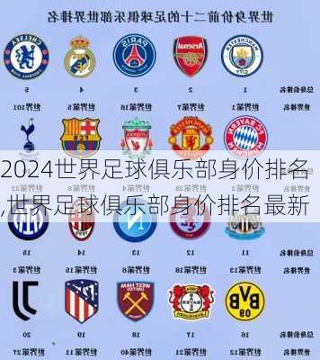 世界足球俱乐部身价排名,世界足球俱乐部身价排名最新