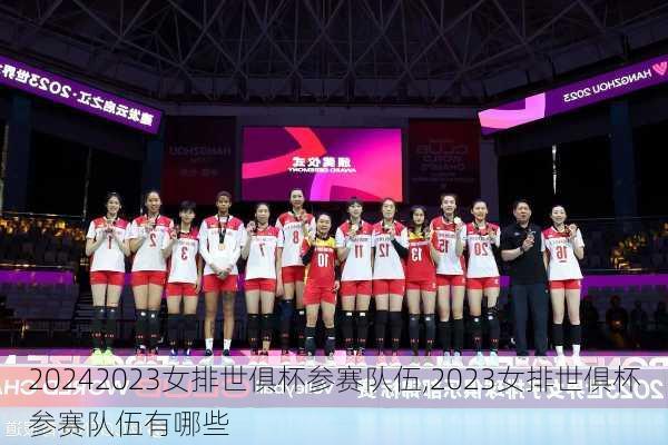 2023女排世俱杯参赛队伍,2023女排世俱杯参赛队伍有哪些