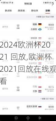 欧洲杯2021 回放,欧洲杯2021回放在线观看