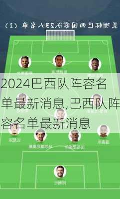巴西队阵容名单最新消息,巴西队阵容名单最新消息