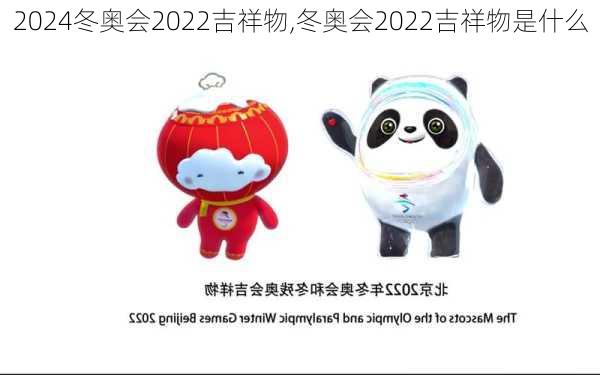 冬奥会2022吉祥物,冬奥会2022吉祥物是什么