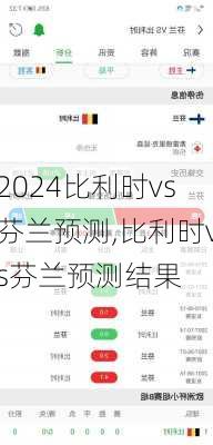 比利时vs芬兰预测,比利时vs芬兰预测结果