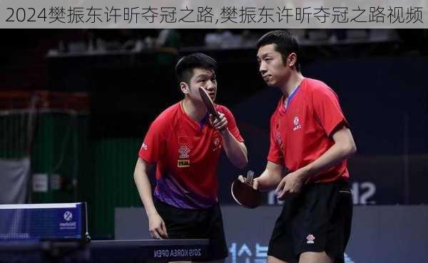 樊振东许昕夺冠之路,樊振东许昕夺冠之路视频