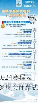 赛程表 冬奥会闭幕式,