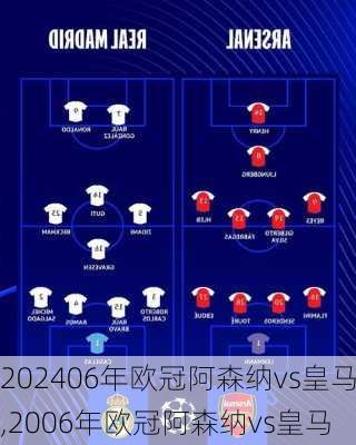 06年欧冠阿森纳vs皇马,2006年欧冠阿森纳vs皇马