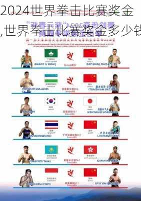 世界拳击比赛奖金,世界拳击比赛奖金多少钱