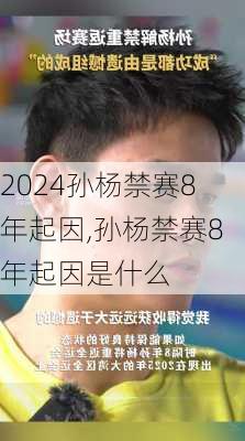 孙杨禁赛8年起因,孙杨禁赛8年起因是什么