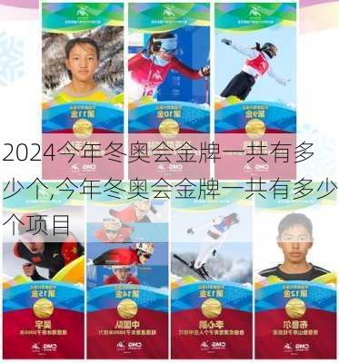 今年冬奥会金牌一共有多少个,今年冬奥会金牌一共有多少个项目