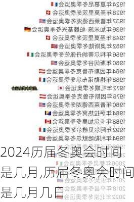历届冬奥会时间是几月,历届冬奥会时间是几月几日