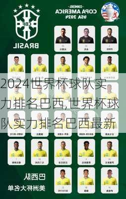 世界杯球队实力排名巴西,世界杯球队实力排名巴西最新