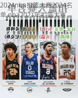 nba扣篮大赛2024名单,nba2021年扣篮大赛