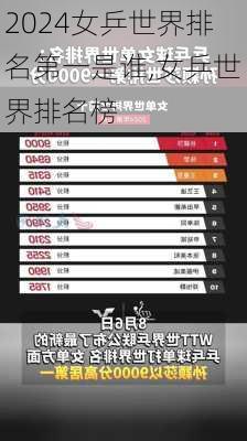 女乒世界排名第一是谁,女乒世界排名榜