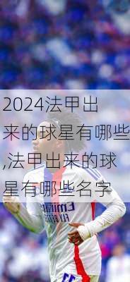 法甲出来的球星有哪些,法甲出来的球星有哪些名字