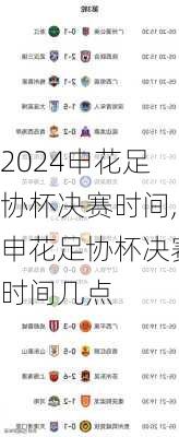 申花足协杯决赛时间,申花足协杯决赛时间几点
