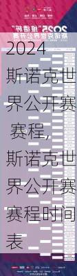 斯诺克世界公开赛 赛程,斯诺克世界公开赛赛程时间表