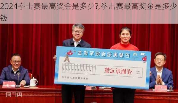 拳击赛最高奖金是多少?,拳击赛最高奖金是多少钱