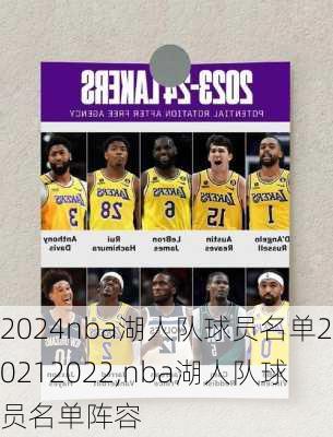 nba湖人队球员名单20212022,nba湖人队球员名单阵容