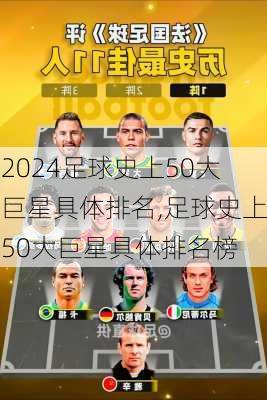 足球史上50大巨星具体排名,足球史上50大巨星具体排名榜
