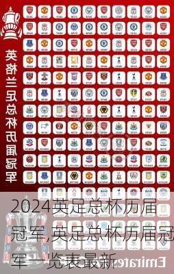 英足总杯历届冠军,英足总杯历届冠军一览表最新