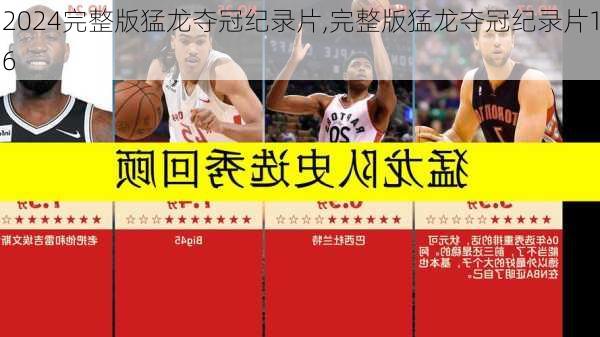 完整版猛龙夺冠纪录片,完整版猛龙夺冠纪录片16