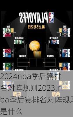nba季后赛排名对阵规则2023,nba季后赛排名对阵规则是什么