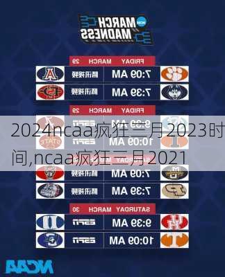 ncaa疯狂三月2023时间,ncaa疯狂三月2021