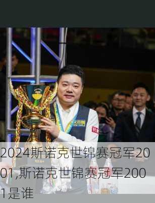 斯诺克世锦赛冠军2001,斯诺克世锦赛冠军2001是谁