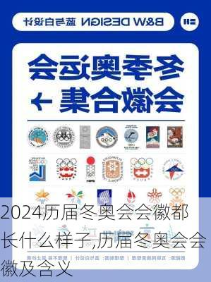 历届冬奥会会徽都长什么样子,历届冬奥会会徽及含义
