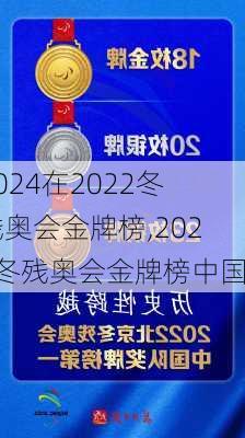 在2022冬残奥会金牌榜,2022冬残奥会金牌榜中国