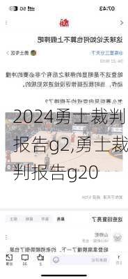 勇士裁判报告g2,勇士裁判报告g20