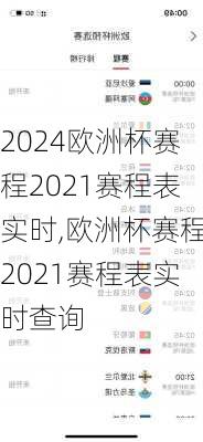 欧洲杯赛程2021赛程表实时,欧洲杯赛程2021赛程表实时查询