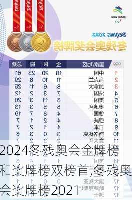 冬残奥会金牌榜和奖牌榜双榜首,冬残奥会奖牌榜2021