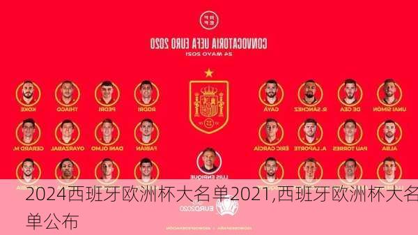 西班牙欧洲杯大名单2021,西班牙欧洲杯大名单公布