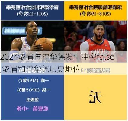 浓眉与霍华德发生冲突false,浓眉和霍华德历史地位