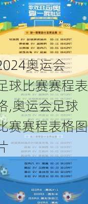 奥运会足球比赛赛程表格,奥运会足球比赛赛程表格图片