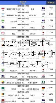 小组赛时间世界杯,小组赛时间世界杯几点开始