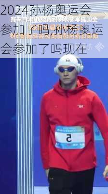 孙杨奥运会参加了吗,孙杨奥运会参加了吗现在